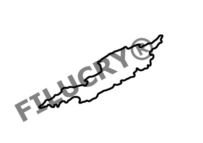 Anguilla Umriss Banner, Digitaler Download, SVG / JPG / PNG / PDF