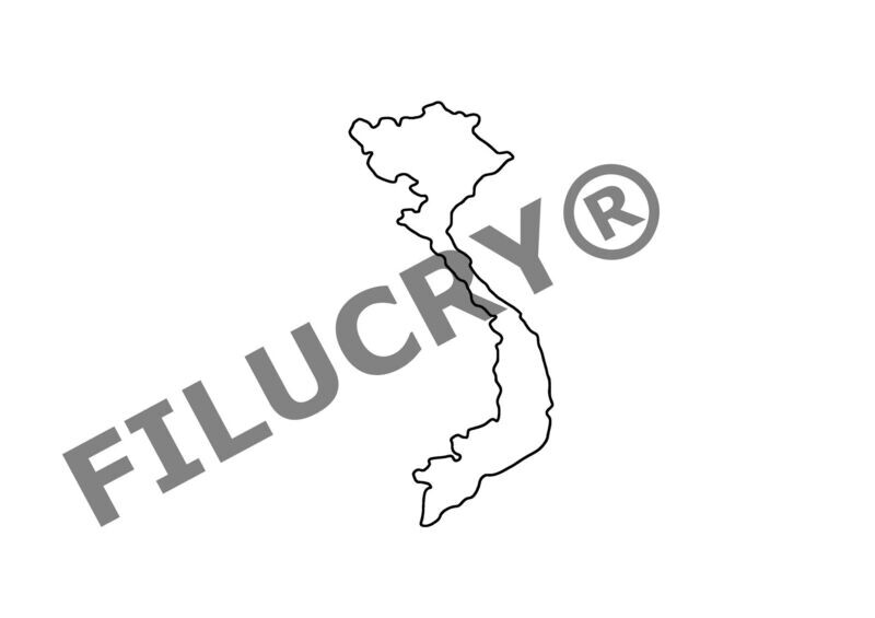 Vietnam Umriss Banner, Digitaler Download, SVG / JPG / PNG / PDF