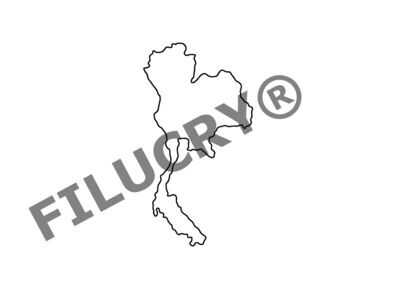 Thailand Umriss Banner, Digitaler Download, SVG / JPG / PNG / PDF