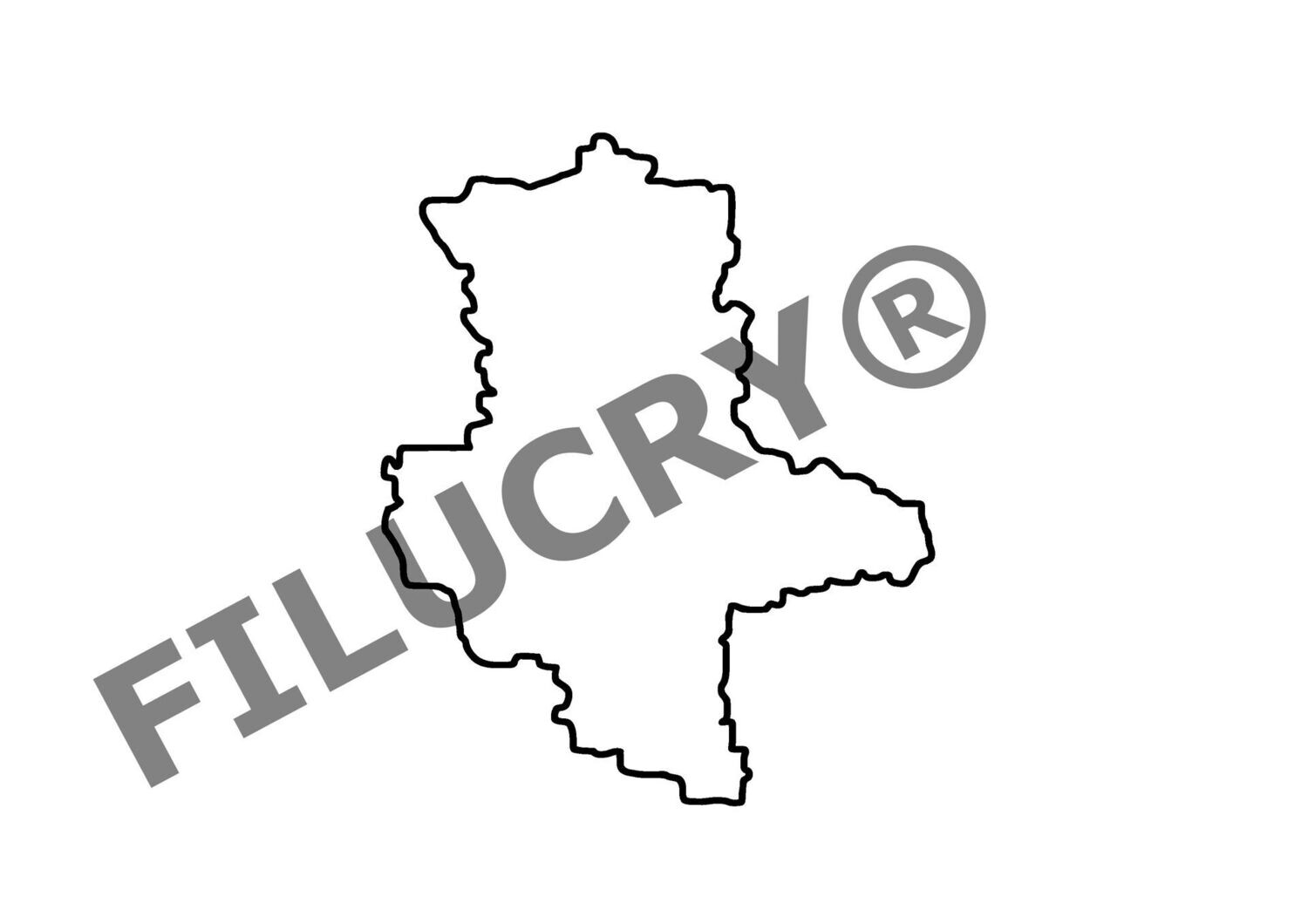 Sachsen-Anhalt Umriss Banner, Digitaler Download, SVG / JPG / PNG / PDF