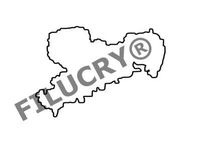 Sachsen Umriss Banner, Digitaler Download, SVG / JPG / PNG / PDF