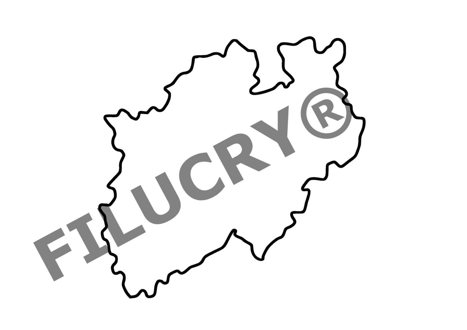 NRW Umriss Banner, Digitaler Download, SVG / JPG / PNG / PDF