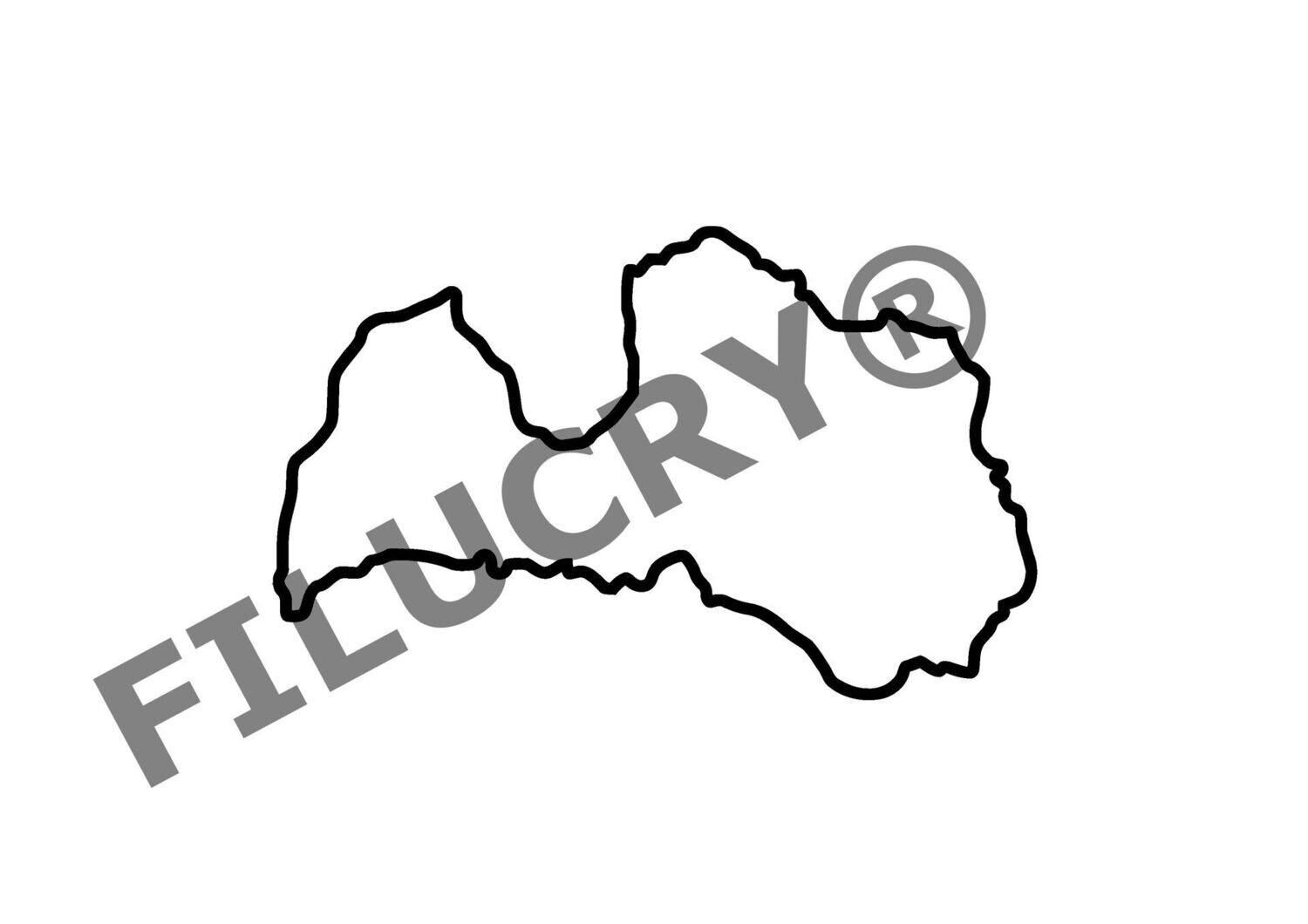 Lettland Umriss Banner, Digitaler Download, SVG / JPG / PNG / PDF