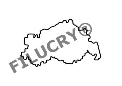 Mecklenburg-Vorpommern Umriss Banner, Digitaler Download, SVG / JPG / PNG / PDF