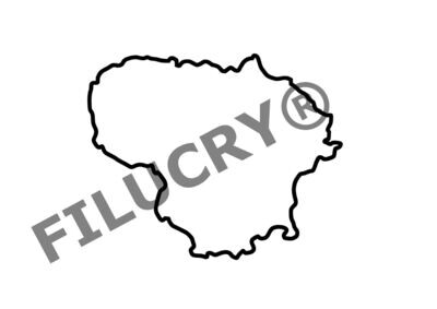 Litauen Umriss Banner, Digitaler Download, SVG / JPG / PNG / PDF