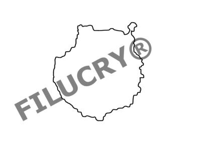 Gran Canaria Umriss Banner, Digitaler Download, SVG / JPG / PNG / PDF