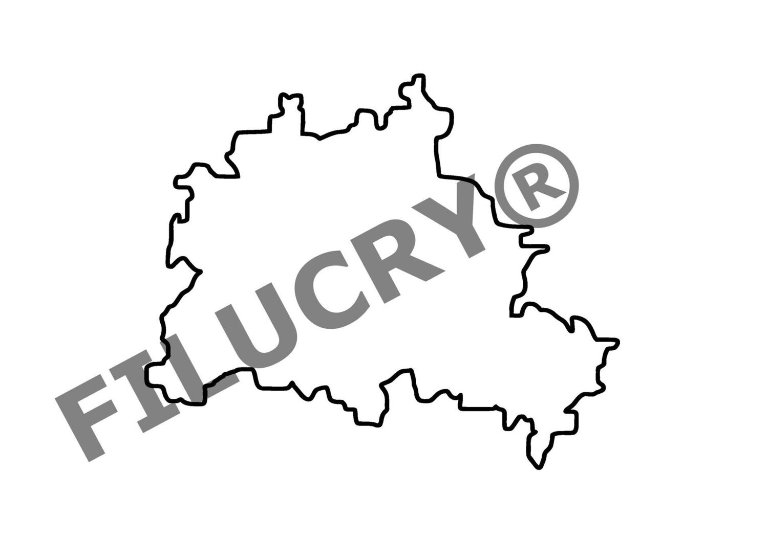 Berlin Umriss Banner, Digitaler Download, SVG / JPG / PNG / PDF