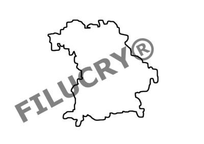 Bayern Umriss Banner, Digitaler Download, SVG / JPG / PNG / PDF