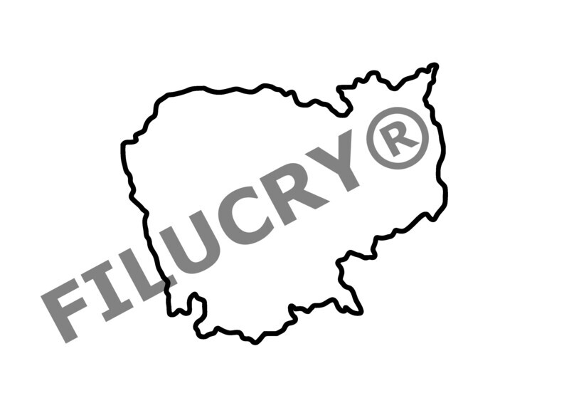 Kambodscha Umriss Banner, Digitaler Download, SVG / JPG / PNG / PDF