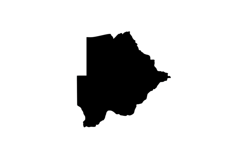 Outline Zimbabwe Magnet