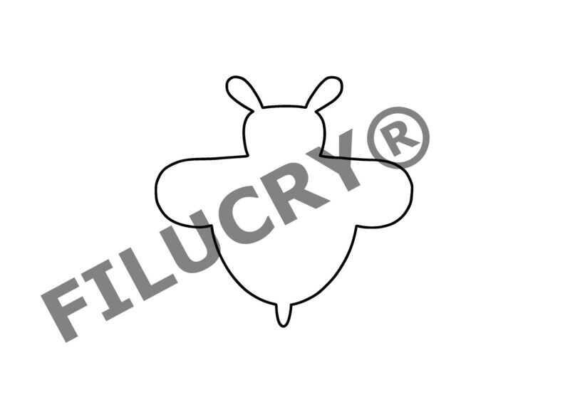 Biene Umriss Banner, Digitaler Download, SVG / JPG / PNG / PDF