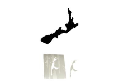 Schablonenfolie Neuseeland