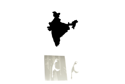 Schablonenfolie Indien