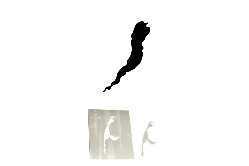Stencil film Lake Idro Stencil film Lake Idro