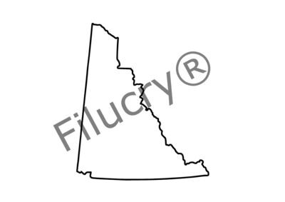 Yukon Umriss Umriss Banner, Digitaler Download, SVG / JPG / PNG / PDF