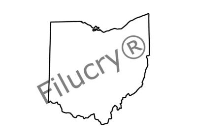 Ohio Umriss Umriss Banner, Digitaler Download, SVG / JPG / PNG / PDF