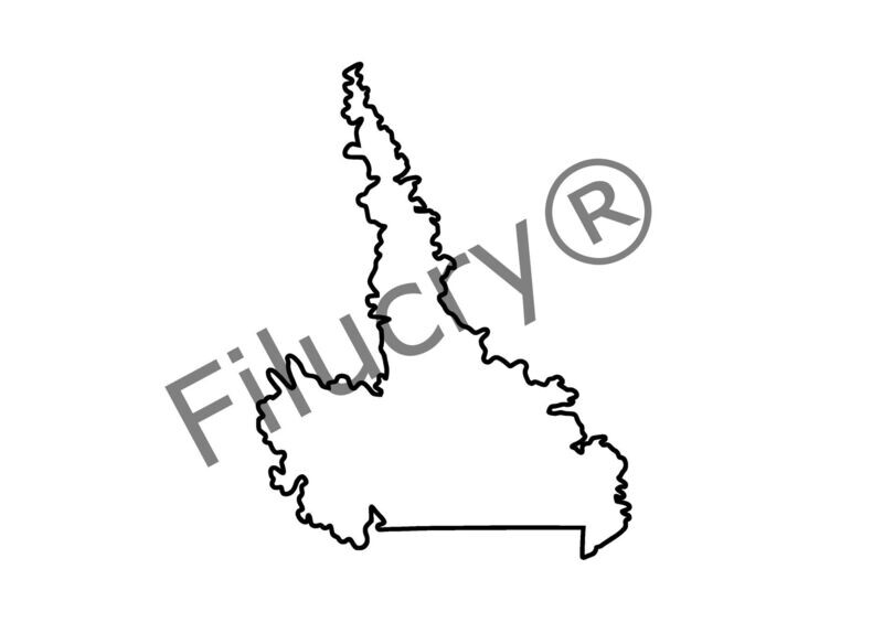 Labrador Umriss Umriss Banner, Digitaler Download, SVG / JPG / PNG / PDF