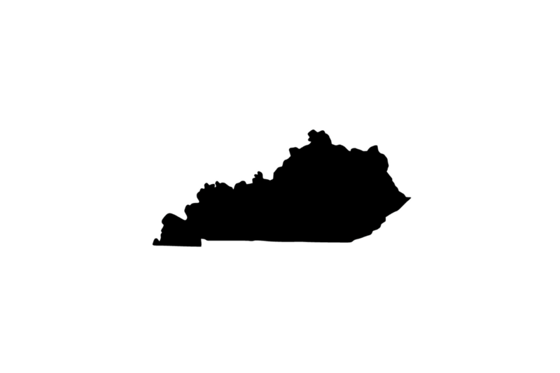 Outline Kentucky Magnet Outline Kentucky Magnet