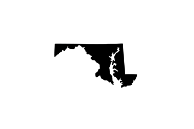 Umriss Maryland Magnet Umriss Maryland Magnet