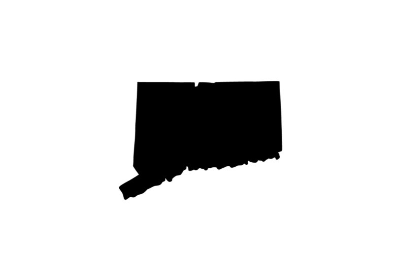 Outline Conneticut Magnet Outline Conneticut Magnet