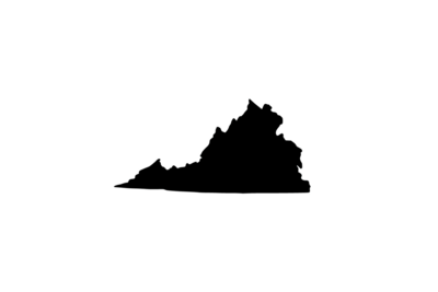 Outline Virginia Magnet