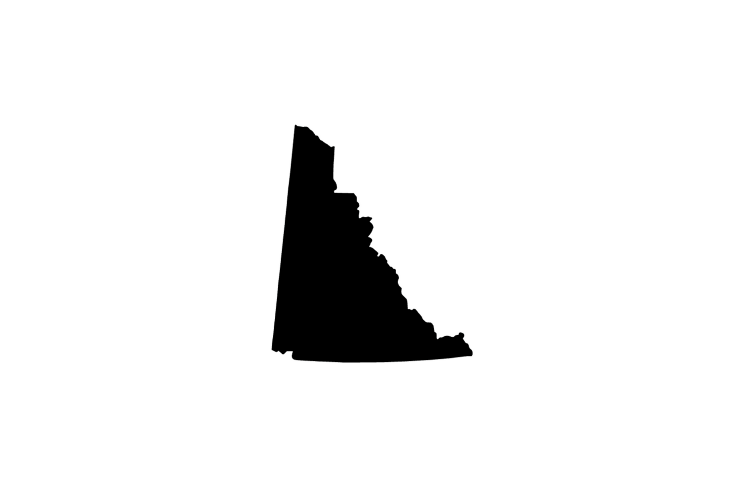 Umriss Yukon Magnet