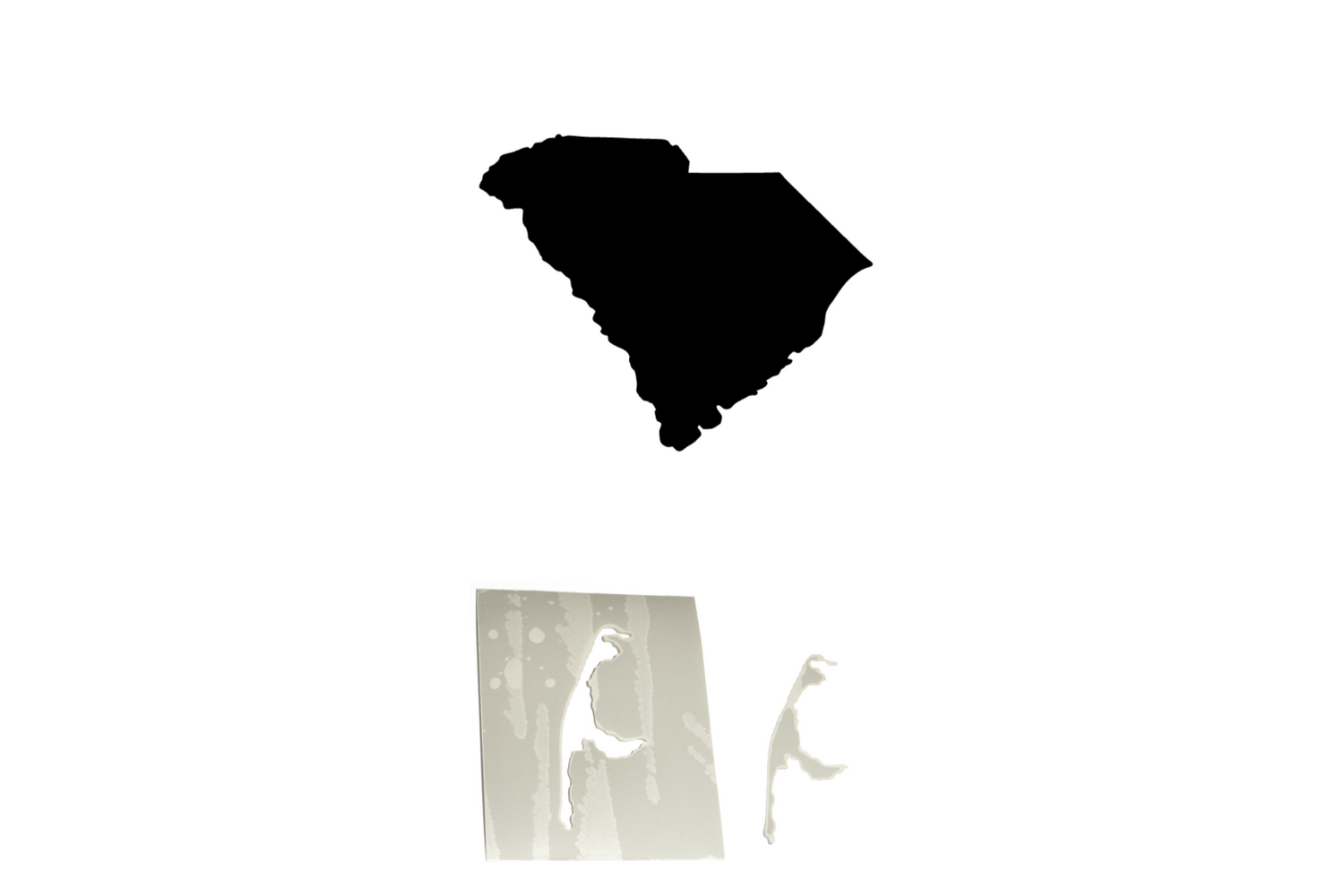 Schablonenfolie South Carolina