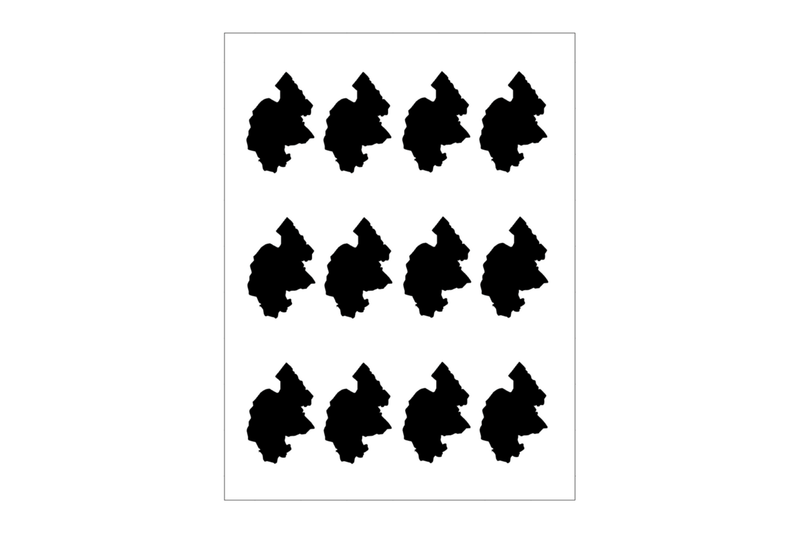 Sticker Sheet Jämtland Outline Sticker Sheet Jämtland Outline