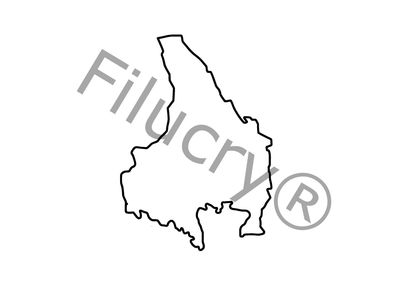 Värmland Umriss Umriss Banner, Digitaler Download, SVG / JPG / PNG / PDF