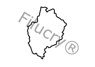 Uppsalas Län Umriss Umriss Banner, Digitaler Download, SVG / JPG / PNG / PDF