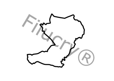 Västernorrland Umriss Umriss Banner, Digitaler Download, SVG / JPG / PNG / PDF