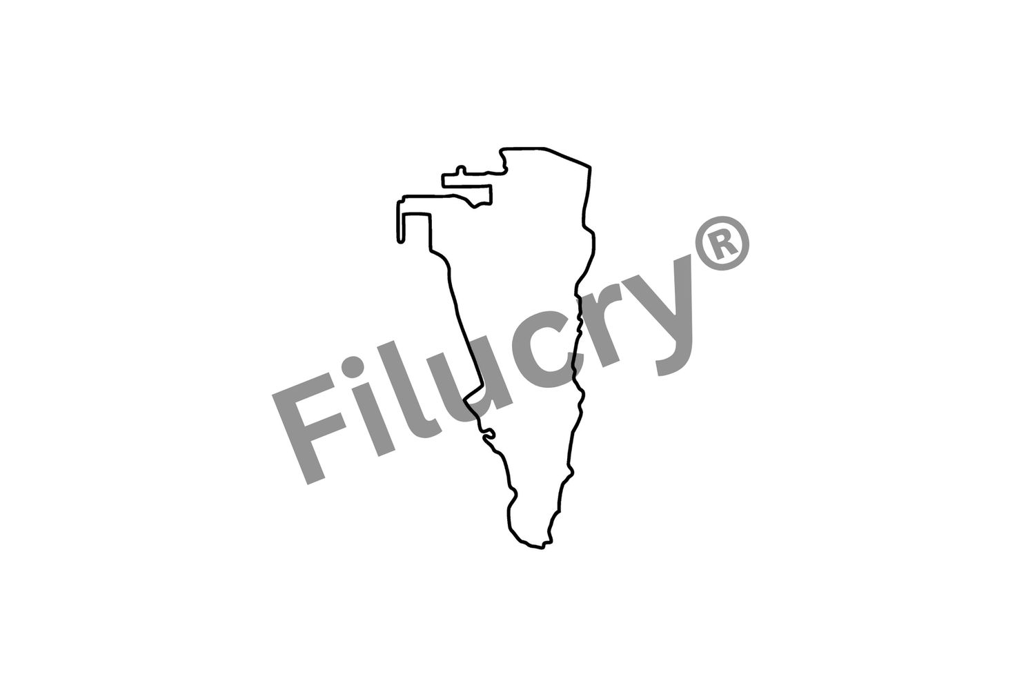 Gibraltar Umriss Umriss Banner, Digitaler Download, SVG / JPG / PNG / PDF
