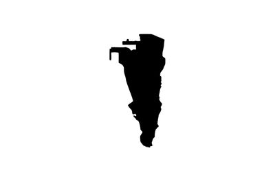 Umriss Gibraltar Magnet Umriss Gibraltar Magnet