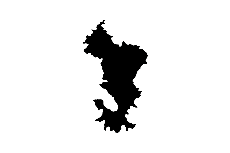 Outline Mayotte Magnet Outline Mayotte Magnet