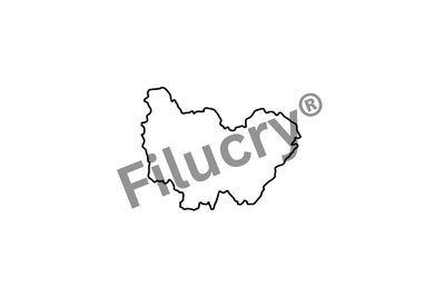 Bourgogne-Franche-Comté Umriss Umriss Banner, Digitaler Download, SVG / JPG / PNG / PDF