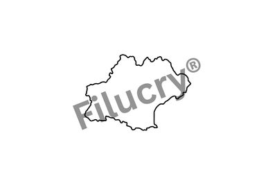 Okzitanien Umriss Banner, Digitaler Download, SVG / JPG / PNG / PDF
