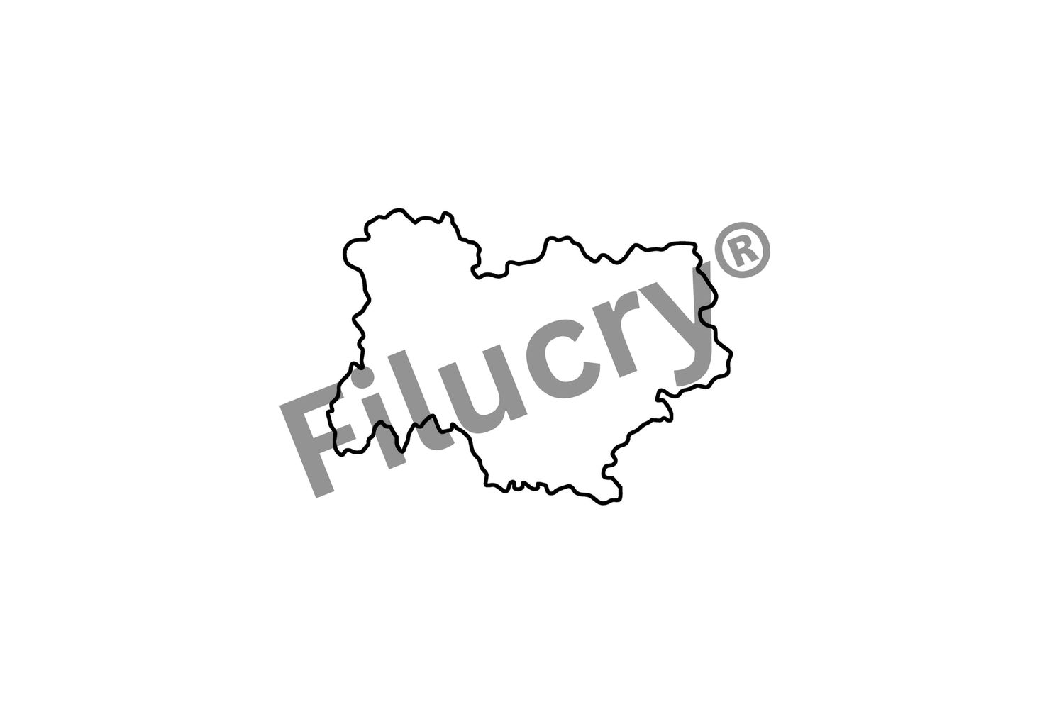 Auvergne-Rhone-Alpes Umriss Banner, Digitaler Download, SVG / JPG / PNG / PDF