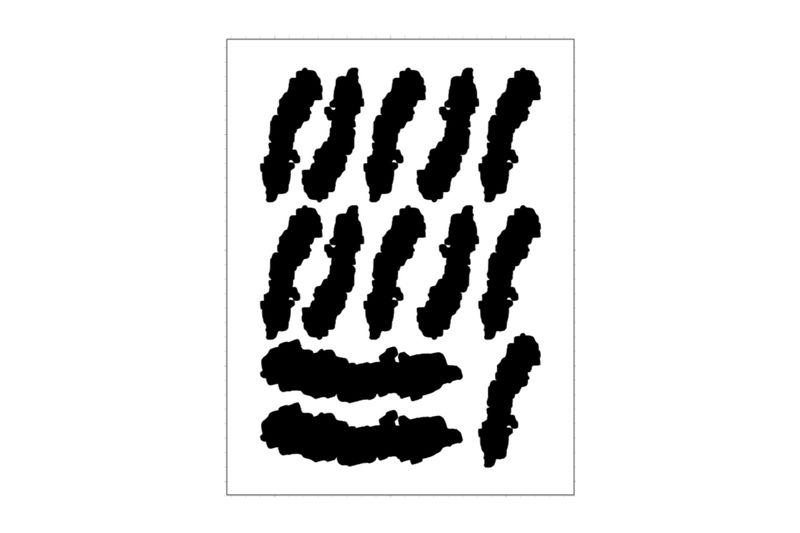 Stickerbogen Länderumriss Schweden