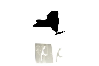 Schablonenfolie New York State