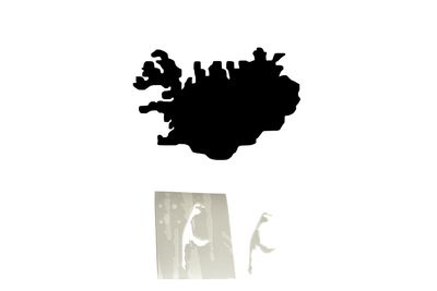 Schablonenfolie Island