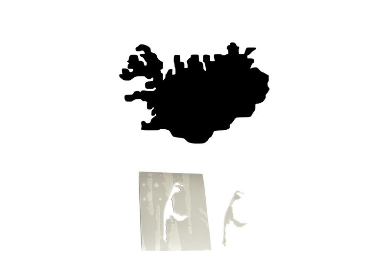 Schablonenfolie Island