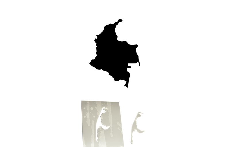 Schablonenfolie Kolumbien