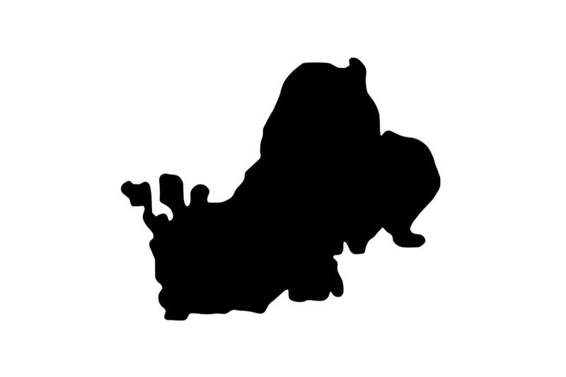 Umriss Chiemsee Magnet Umriss Chiemsee Magnet