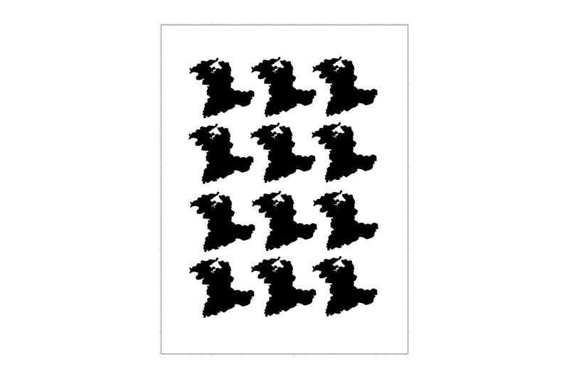 Stickerbogen schweizer Kanton Bern Stickerbogen schweizer Kanton Bern