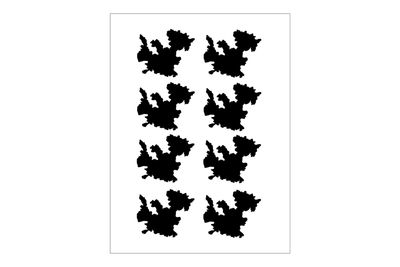 Stickerbogen Cabrera Inselumriss