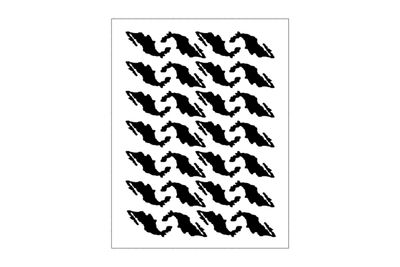 Stickerbogen Länderumriss Mexiko