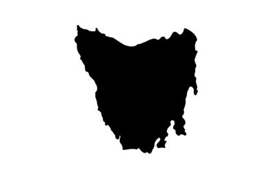 Umriss Tasmanien Magnet
