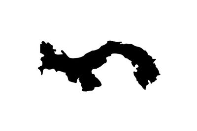 Umriss Panama Magnet