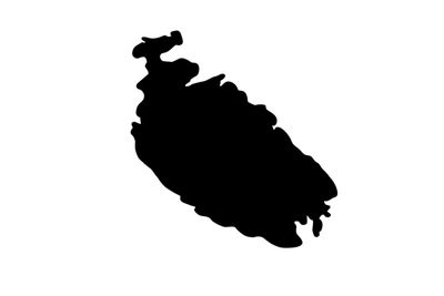 Umriss Malta Magnet