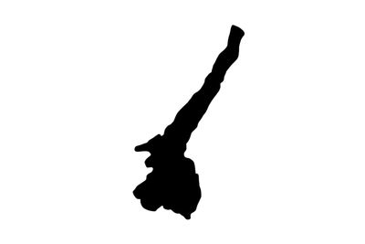 Umriss Gardasee Magnet